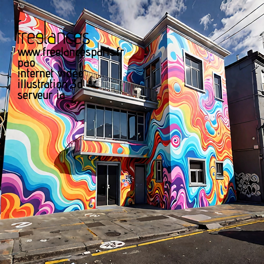 Pao internet vidéo illustration 3d serveur intelligence générative freelance paris studio de création 2UMQCZF0